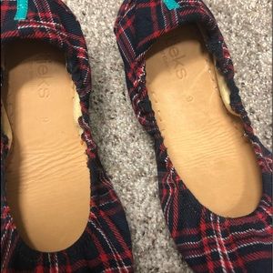 Plaid Tieks with full packaging